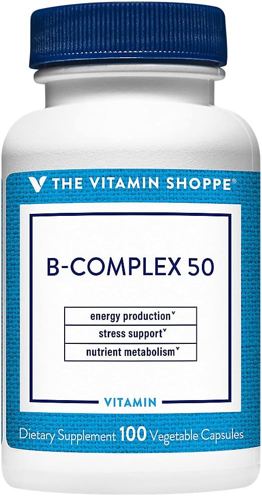 Vitamin Shoppe B- Complex 50 (100 Veggie Kapsle)