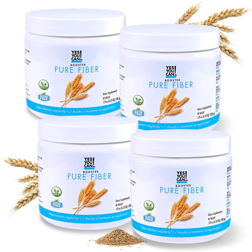 Ano, můžeš! Pij Booster - Organic Green Superfood Powder Drink Mix - 4 Pack s Alfalfa Grass, Wheatgrass, Kale, Barley Grass, Lemon Juice Powder - Bohaté na antioxidanty, vitamíny a minerály.