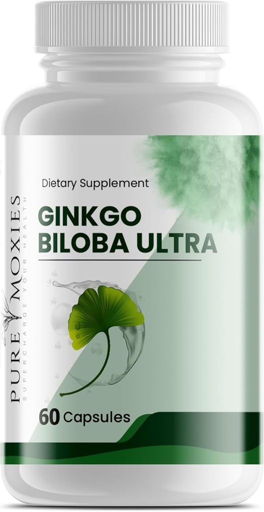 Ginkgo Biloba a ženšen dodatek mozku podporuje mozkové funkce, paměť, duševní bdělost, Všechny přírodní, Zlepšit krevní oběh