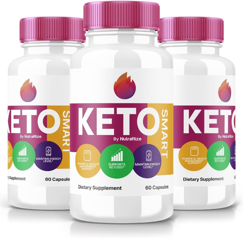 (3 Pack) Keto Smart Kapsle - Keto Smart Dietní dodatek pro pokročilé hubnutí, Maximální síla All- přírodní pilulky pro cílení břišní tuk, KetoSmart Pastillas Recenze (180 Kapsle)