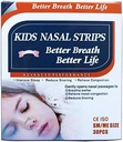 30 Natural Drug- Free Kids Better Breath Nasal Strips for Nasal Congestion, Alergie, Cold, Flu, Sinus, Stuffy Nose, Snoring, Deviated Septum, Sleep Aid, Atletic Performance - Věk 5 a vyšší