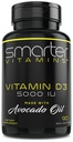 Inteligentnější vitamín D3 5000 IU v Avocado Oil 125mcg - 90 Mini Softgels
