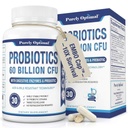 Čistě Optimální Premium Probiotika 60 miliard CFU w / Organic Prebiotics & Digestive Enzymy