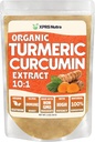 XPRS Nutra Organic Turmeric Curcumin Powder Extract 10: 1 - Premium USDA Organic Curcumin Powder for Imunity - Vegan Friendly Pure Curcumin for Gut Health (2 Ounce)