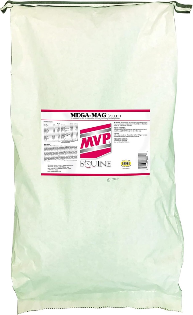 Mega- Mag (50 lb Bag) vyvážený multi vitamín / minerální doplněk pro Alfalfa Hay diety
