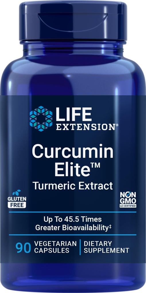Life Extension Curcumin Elite Turmeric Extract, 90 Veg Kapsle
