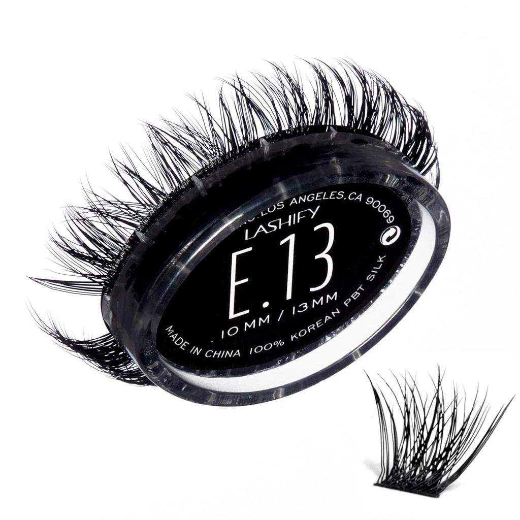 Lashify Extrémní 13mm Gossamer DIY Eylash Rozšíření Refill, Black, Easy False řasy Přidat ohromný objem