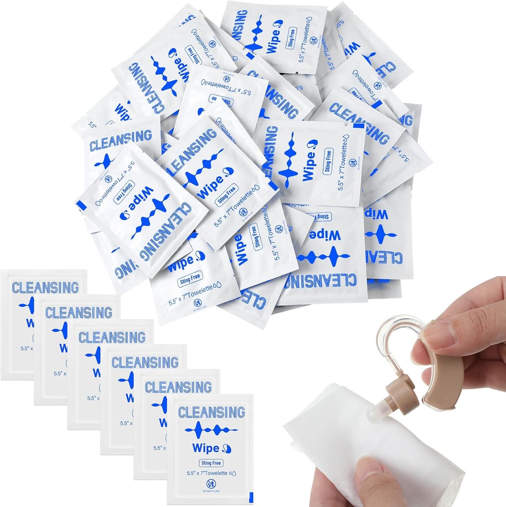 Tiggle 200 Počet naslouchací pomůcky Wipes Individuálně zabalené Čisticí vesty Telefon Čisticí ubrousky Laptop Čisticí ubrousky pro Earwax Sluchátka Pot Naušnice Špunty v ušních monitorů Čisté odstranění