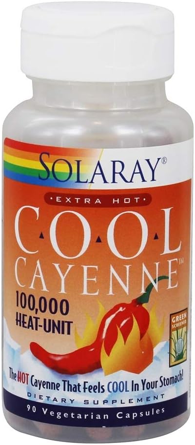 Solaray - Cool Cayenne Extra Hot - 90 Kapsle