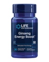 Life Extension Ginseng Energy Boost, Podpora energie, Zdravé řízení stresu, Gluten- Free, Non- GMO, Vegetariánské, 30 Kapsle