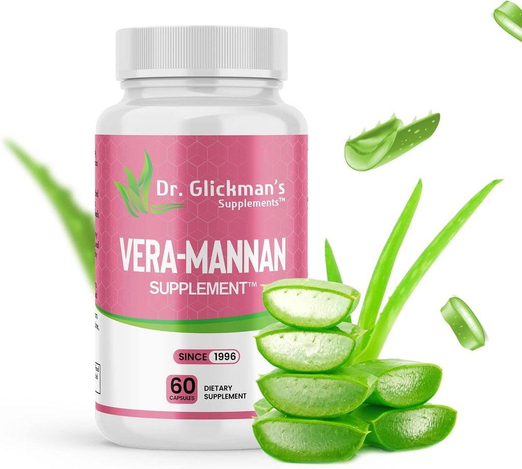 Vera- mannan Aloe Vera dodatek, 1 lahvička, 60 Kapsle