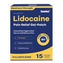 Sumifun 4% Lidokain Relief Pain Patches 15 Počítá maximální sílu Numbing gel Patch pro zadní kolena neck kloub Ache Muscle Soelth Topical Angesic
