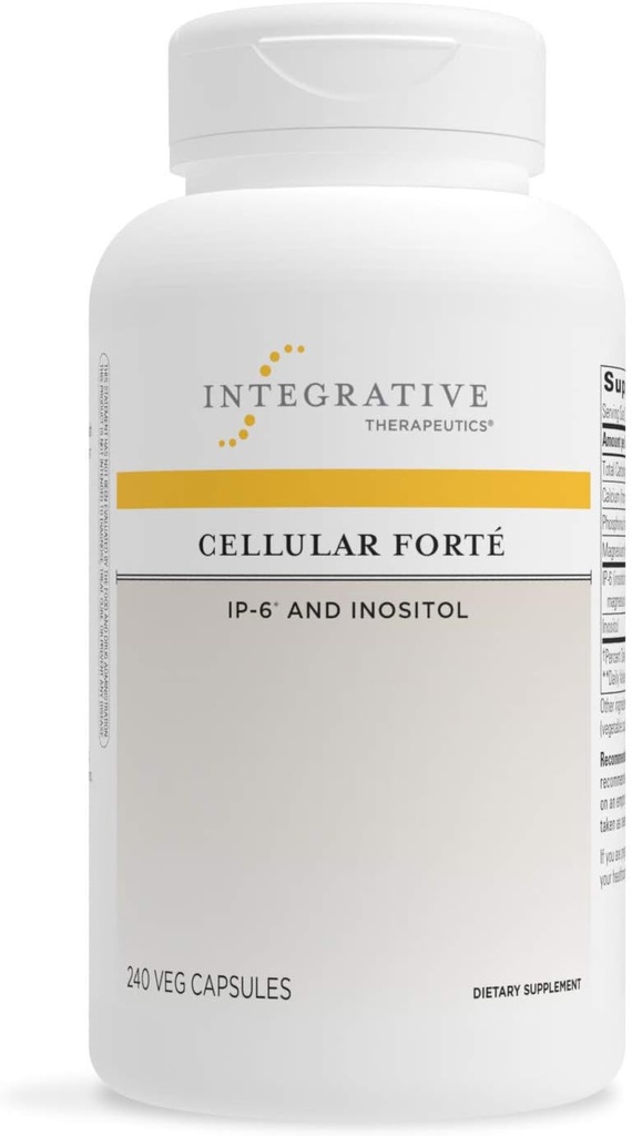 Integrační terapeutika Cellular Forte - Imunitní podpůrný dodatek s IP-6 a Inositol * - Gluten Free - Dairy Free - Vegan - 240 Kapsle