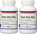 Prost- Xtra Plus (2 balení) s žilou trávu, 300mg rostlinné steroly, Saw Palmetto, Zinek, Vitamin E 90 Kapsle Každý
