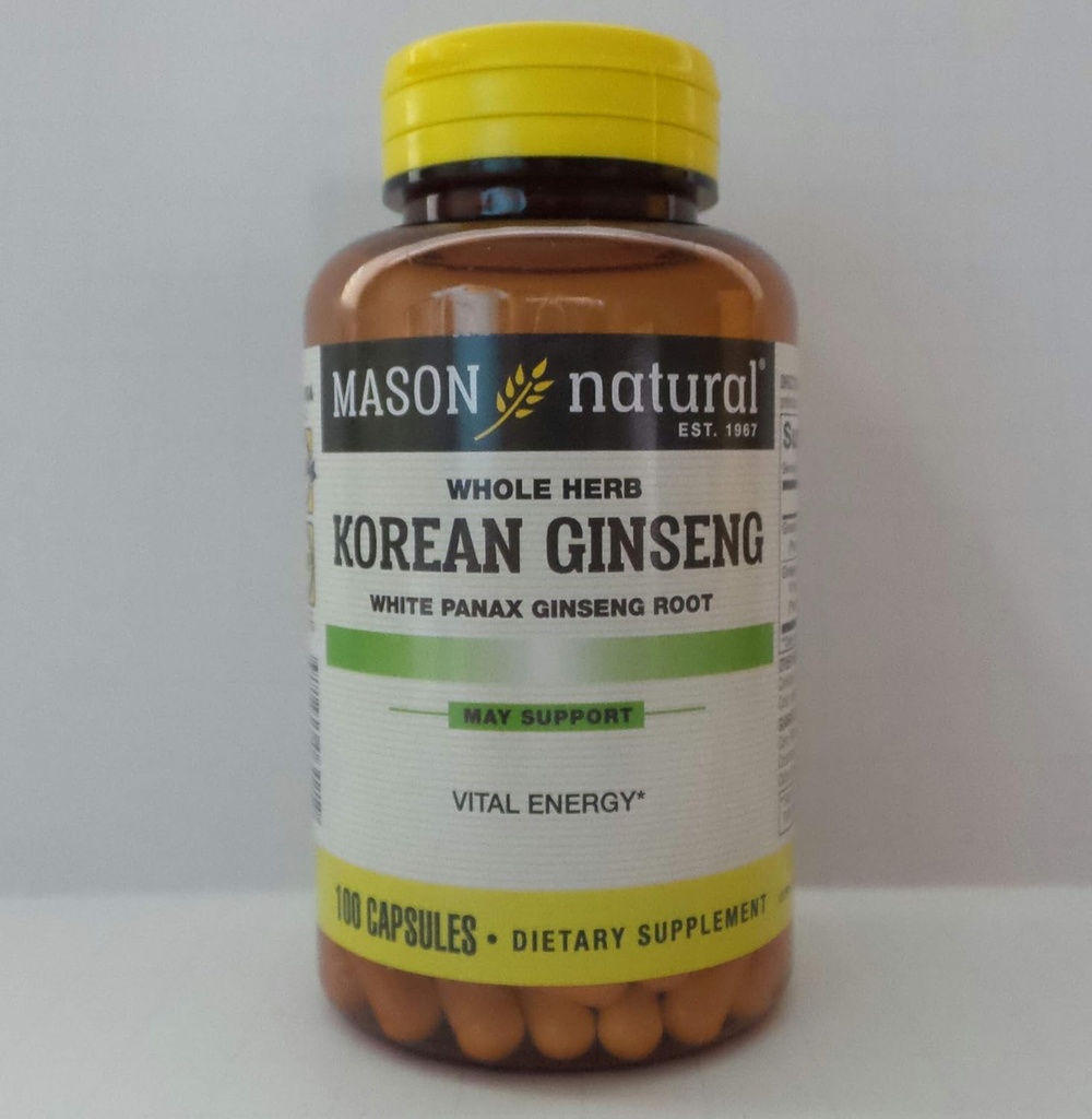 Mason Natural, Korejská ženšen 518MG