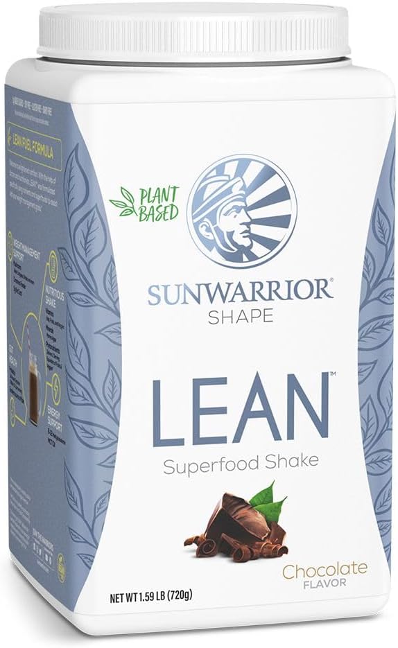 Sunwarter Vegan Protein Superfood Shake Strava Náhrada Organic Protein Dodatek 124; Gluten Free Non-GMO Dairy Free Sugar Free Low Carb Plant Based Protein 124; Chocolate 20 Servings Guidelines 124; Shape Lean