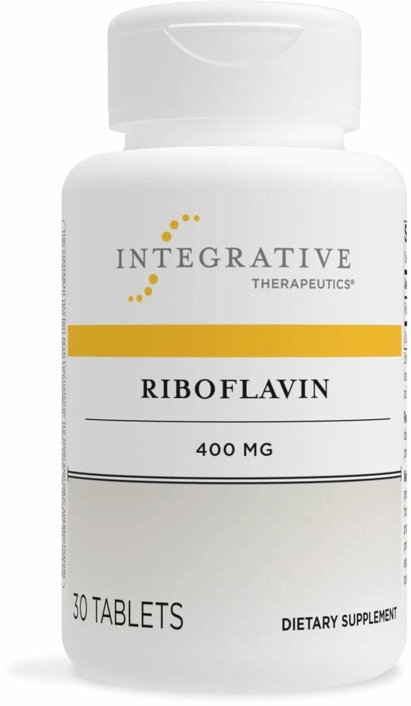 Integrační terapeutika Riboflavin - B2 Vitamin dodatek pro podporu buněčné energie * - Podporuje Vitalitu a tvorbu červených krvinek * - Gluten- Free & Dairy- Free - 30 Počet (30 Služeb)