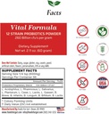 Potraviny pro Gut Vital Formule 12 Stroin Probiotika Prášek 260 Miliardy CFU 124; Vyrobeno v USA 124; Přímé od výrobce 124; No Third- Party Storage 124; Imunity Support 124; 60 Grams (2.11 Oz)
