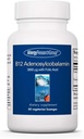 Alergie Research Group B12 Adenosylkobalamin dodatek - s kyselinou listovou, vitamin B12 3000 mcg, folát, Pure B12, Vegetarian Lozenges - 60 Počet