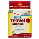 Lil 'Giggles Kids Medicated Lollipops - Sweet Gentle Relief for Kids & Non-ospalost - for Car Disease, Travel Nausea & Motion Disistance Relief - Homeopatická Remedy Children' s Love - Cherry Flavor 12 CT