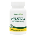 NaturesPlus vitamin A (palmitát) - 10 000 iu - Zdravá pleť, oči, vize a imunitní systém - Voda rozpustná pro maximální absorpci - 90 Vegetariánských tablet (90 Služeb)