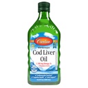 Carlson - Cod Equipment Oil, 1100 mg Omega-3s, Wild-Catched Nord Arctic Cod- Equipment Oil, Sustainable Sourced Nordic Fish Oil Liquid, Unflaured, 500 ml (16.9 Fl Oz)