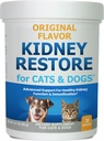 Ledvinová obnova pro kočky a psy Original Feline & Canine Ledviny Cleanse Detox & Opravy dodatek, Ledvinová funkce Přírodní Cat & Dog Ledviny Podpora pro zdraví ledvin 90 Gr