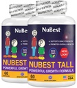 NuBest Tall CLAS124; Podpora síly kostí, zdraví kostí, vylepšené imunitní a celé tělo Wellness s vápníkem, kolagen, a Byliny pro věkové doby 5 + & Teens CLAS124; Balení 2 CLAS124; 2 měsíce Dodávka