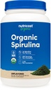 Nutricost Organic Spirulina Powder 2 LB - čistý, Certified Organic Spirulina