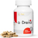 RLC, a-Drenal, Adrenal Support for Stress Relief and Energy - 120 Kapsle, Balance Cortisol s Ashwagandha, Rhoddiola, Cordyceps a Ginseng L-Theanine, Adrenal Supplementary pro ženy a muže