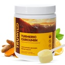 TruWild Vegan Kurkumin Drink Mix Powder s organickými kurkuminoidy Black Pepper Ginger na podporu wellness a společné zdraví, Všechny přírodní vyrobené v USA, 20 Služeb