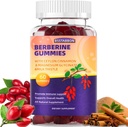 Berberine Gummies s Berberine HCL, Ceylon Skořice, Magnesium Glycinát imunitní systém Podpora mužů a žen 60Gummies