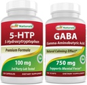 Nejlepší Naturals 5- HTP (5- hydroxytryptofanum) 100 mg & GABA 750 mg