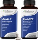 LifeSeasons Anxie-T s Rest- ZZZ - Podporuje Mood & Full Night 's Sleep - Přirozeně míchat svalové napětí a neklid - 120 Kapsle