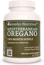 Remedyina výživa Středozemní Oregano 124; 1000 mg, 60 Vegan Kapsle Bylinné dietní dodatek 124; Dva měsíce Dodávka