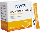 NYO3 Lipozomální vitamin C prášek, podporuje imunitní systém a kolagen booster, Výkonný antioxidant, Zlepšit zdraví pokožky, gluten- free, vysoká absorpce vitaminu C, 500mg, 30 Počet
