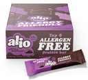 Alio Protein Bars - Choco Brownie (12 Barů) - bez z top 9 potravin alergeny, vysoký protein, Low-Calorie, Vegan, gluten-Free, Non- GMO, Plant- based, Seed Oil Free, Delicious & Zdravý Snack