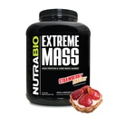 NutraBio Extrémní Masové Gainer Protein Powder, 53G Protein, Čistá hmotnost Gainer, Zvýšení svalové hmoty, plné spektrum aminokyseliny - Jahodové těstoviny, 6 liber