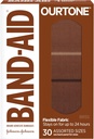 Band- Aid Brand Ourtone Adhesive Bandages, Flexible Protection & Care of Minor Cuts & Scraps, Quilt- Aid Pad for Painful Wounds, BR55, Aspartled Sizes, 30 ct