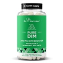DIM dodatek čistý 200 Mg pro ženy nebo muže - Estrogen Hormon Balance Dodatek pro energii, Únava, Stres, Menopauza, Hot Flashs - Zvýšená biologická dostupnost BioPerine - 60 Vegan měkké kapsle