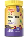 Sundance Kid 's Melatonin Gummies 1mg 124; 40 hrabě 124; Cherry Flavor 124; Vegan, Non- GMO, a gluten zdarma dodatek
