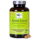 NEW NORDIC Aktivní játra Gummies, Mléko Thistle, Artyčoky a Kurkuma dodatek, přírodní Peach Mango Flavor, cukr zdarma & Vegan, 60 Počet (balení po 1)