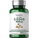 Piping Rock Cisses Quadrangularis Dodatek 1800mg CLAS124; 200 Kapsle CLAS124; Ultra Koncentrované Bylinné Extract CLAS124; Non- GMO, gluten zdarma