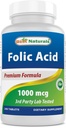 Nejlepší naturals kyselina listová 1000 mcg (vitamin B9), 240 tablet