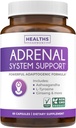 Adrenal System Support & Cortisol Manager (2 Month Supply) Výkonný Ashwagandha & L-Tyrosin Únava Dodatek - Udržovat vyrovnané hladiny kortizolu, zdraví, & Stress Relief - Non- GMO - 60 Kapsle