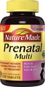 Nature Made Prenatal Multi, 250 Tablety, Kyselina listová + 17 Prenatal Vitamíny & Minerály na podporu vývoje dítěte a maminka, Vitamin D3, vápník, železo, jód, Vitamin C, a další