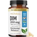 DIM dodatek 200 mg color 124; Estrogen Balance pro ženy a muže color 124; Hormonální Acne, Hormon Balance, Menopauza & Antioxidant Support color 124; Clean Label Project Certified, Vegan & Soy Free Diindolylmethan color 124; 60 Ct.