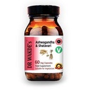 DR WAKDE Ashwagandha & Shatavari Kapsle (60 Veg Caps, Omlazující Byliny, Energetická podpora, Ayurvedic dodatek, Vegan, Bylinné, Všechny přírodní, Made in UK)