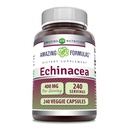 Amazing Applicas Echinacea dodatek 124; 400 Mg per Serving Applications 124; 240 Veggie Kapsle 124; Non- GMO Applications 124; Gluten- Free Application 124; Made in USA