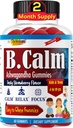 Proto B.Calm Kids Focus & Attention Gummies - Anti- Stress, Memory, Mood & Relaxation - Natural Calm Ashwagandha for Kids & Teens - Focus Vitamíny for Teens - Strawberry Flavor, 60 ct